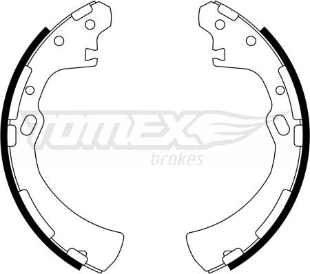 TOMEX brakes TX 23-31 - Kit ganasce freno autozon.pro