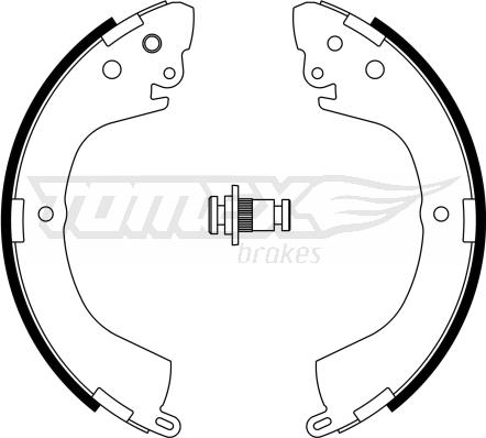 TOMEX brakes TX 23-29 - Kit ganasce freno autozon.pro