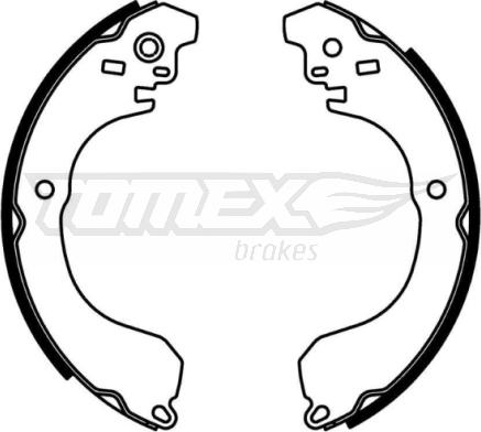 TOMEX brakes TX 22-91 - Kit ganasce freno autozon.pro