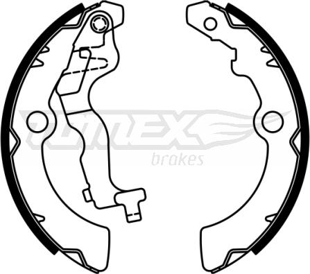 TOMEX brakes TX 22-92 - Kit ganasce freno autozon.pro