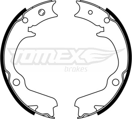 TOMEX brakes TX 22-41 - Kit ganasce freno autozon.pro