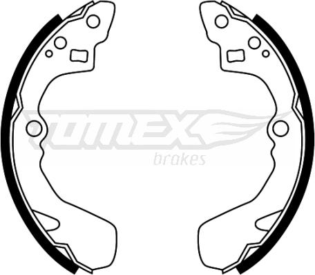 TOMEX brakes TX 22-48 - Kit ganasce freno autozon.pro