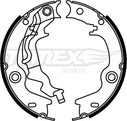 TOMEX brakes TX 22-54 - Kit ganasce freno autozon.pro