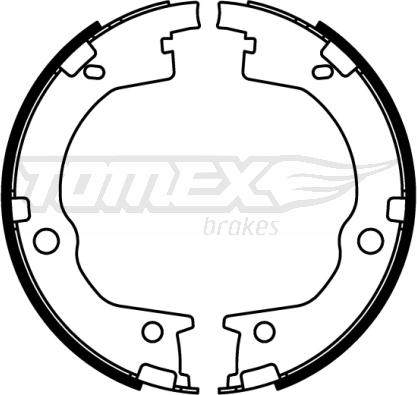 TOMEX brakes TX 22-55 - Kit ganasce freno autozon.pro