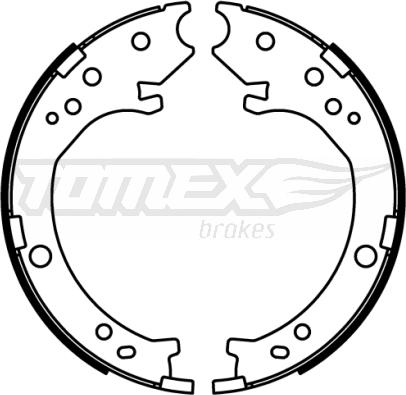 TOMEX brakes TX 22-51 - Kit ganasce freno autozon.pro