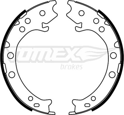 TOMEX brakes TX 22-52 - Kit ganasce freno autozon.pro