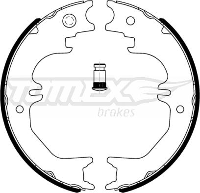 TOMEX brakes TX 22-64 - Kit ganasce freno autozon.pro