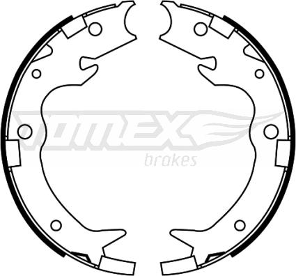 TOMEX brakes TX 22-65 - Kit ganasce freno autozon.pro