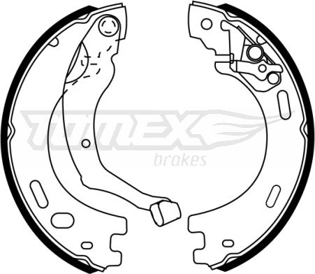 TOMEX brakes TX 22-63 - Kit ganasce freno autozon.pro