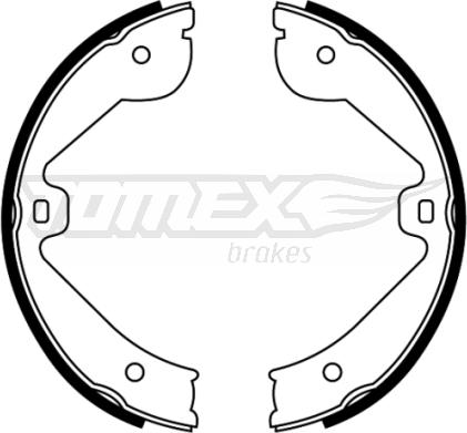 TOMEX brakes TX 22-67 - Kit ganasce freno autozon.pro