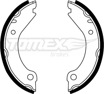 TOMEX brakes TX 22-08 - Kit ganasce freno autozon.pro