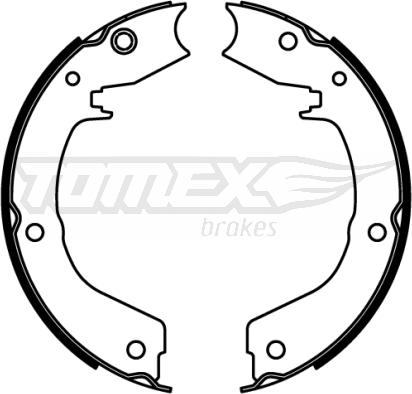 TOMEX brakes TX 22-19 - Kit ganasce freno autozon.pro