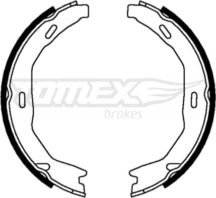 TOMEX brakes TX 22-15 - Kit ganasce freno autozon.pro