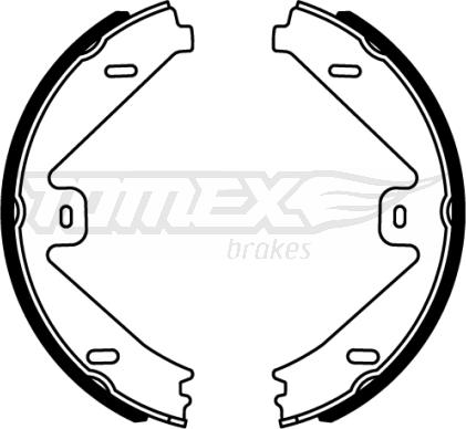 TOMEX brakes TX 22-16 - Kit ganasce freno autozon.pro