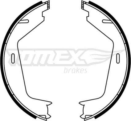 TOMEX brakes TX 22-11 - Kit ganasce freno autozon.pro