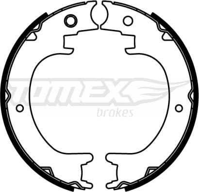 TOMEX brakes TX 22-86 - Kit ganasce freno autozon.pro