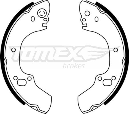 TOMEX brakes TX 22-88 - Kit ganasce freno autozon.pro