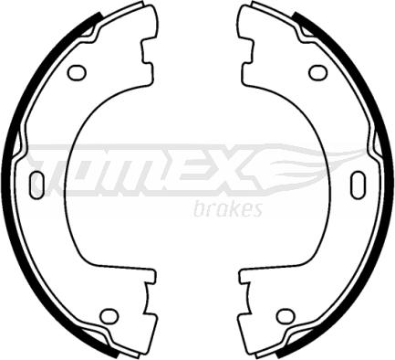 TOMEX brakes TX 22-83 - Kit ganasce freno autozon.pro