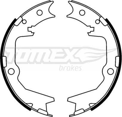 TOMEX brakes TX 22-39 - Kit ganasce freno autozon.pro