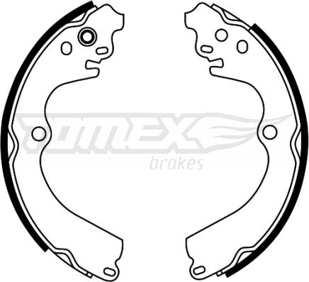 TOMEX brakes TX 22-32 - Kit ganasce freno autozon.pro