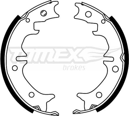 TOMEX brakes TX 22-29 - Kit ganasce freno autozon.pro