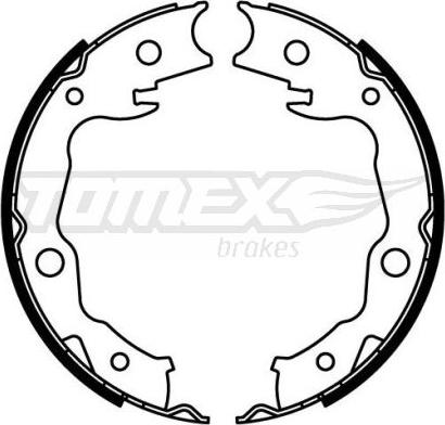 TOMEX brakes TX 22-24 - Kit ganasce freno autozon.pro