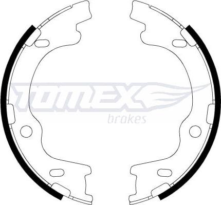 TOMEX brakes TX 22-20 - Kit ganasce freno autozon.pro