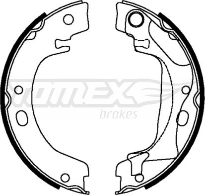 TOMEX brakes TX 22-28 - Kit ganasce freno autozon.pro