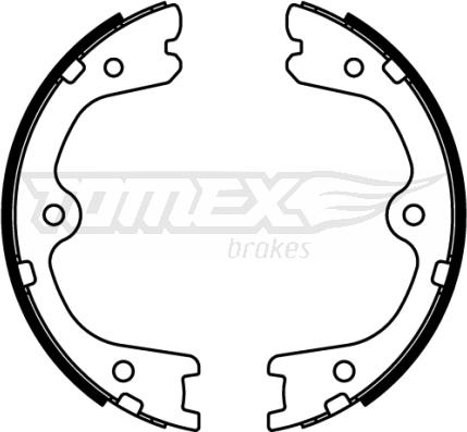 TOMEX brakes TX 22-23 - Kit ganasce freno autozon.pro