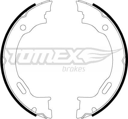 TOMEX brakes TX 22-27 - Kit ganasce freno autozon.pro