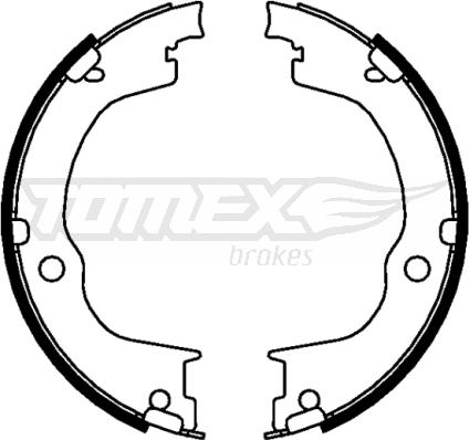 TOMEX brakes TX 22-77 - Kit ganasce freno autozon.pro