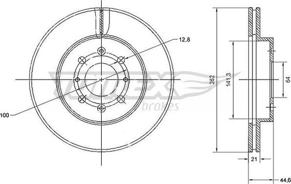 TOMEX brakes TX 70-68 - Discofreno autozon.pro