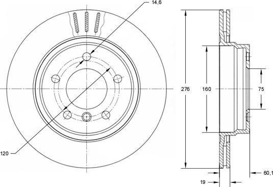 TOMEX brakes TX 71-57 - Discofreno autozon.pro