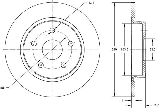 TOMEX brakes TX 73-01 - Discofreno autozon.pro