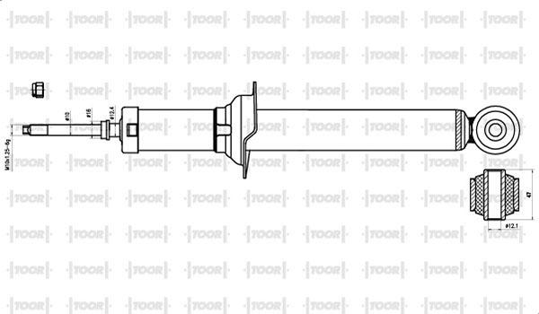 TOOR SG59050 - Ammortizzatore autozon.pro