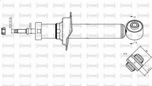 TOOR SG54900 - Ammortizzatore autozon.pro