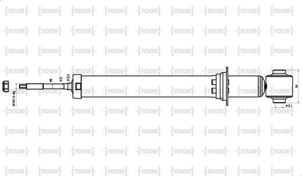 TOOR SG54910 - Ammortizzatore autozon.pro