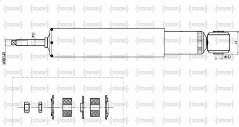 TOOR SG54010 - Ammortizzatore autozon.pro