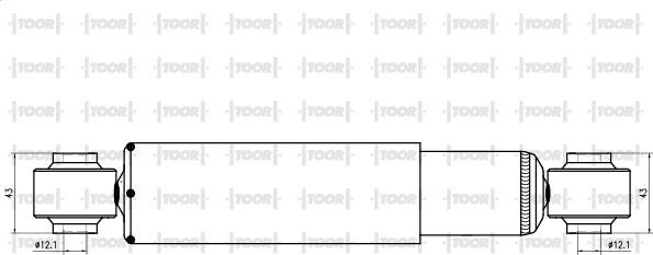 TOOR SG54070 - Ammortizzatore autozon.pro