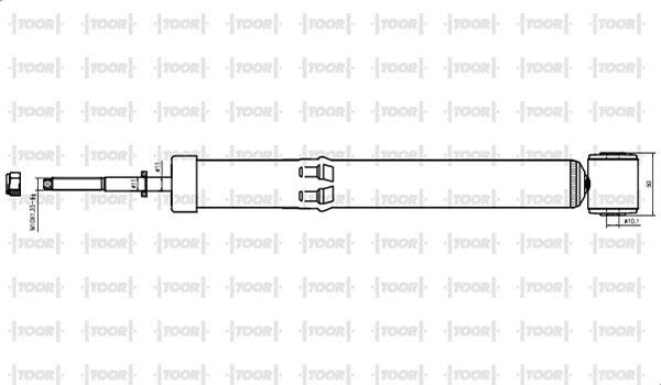 TOOR SG54160 - Ammortizzatore autozon.pro