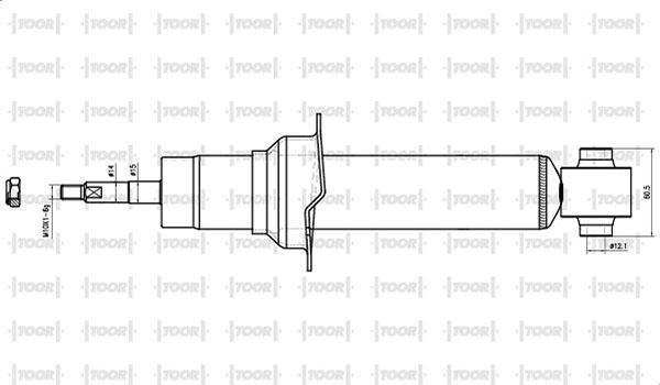 TOOR SG54840 - Ammortizzatore autozon.pro