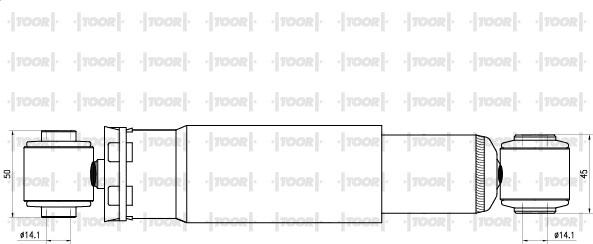 TOOR SG54310 - Ammortizzatore autozon.pro