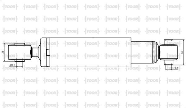 TOOR SG54220 - Ammortizzatore autozon.pro