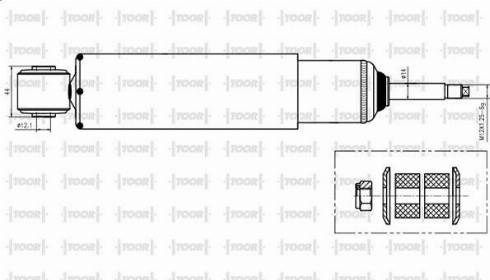 TOOR SG55000 - Ammortizzatore autozon.pro