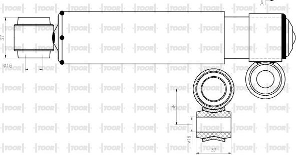 TOOR SG50680 - Ammortizzatore autozon.pro