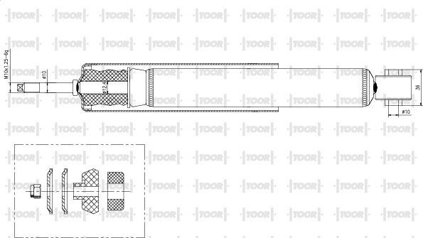 TOOR SG50880 - Ammortizzatore autozon.pro