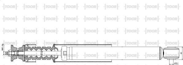 TOOR SG50820 - Ammortizzatore autozon.pro