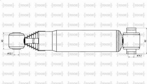 TOOR SG58560 - Ammortizzatore autozon.pro