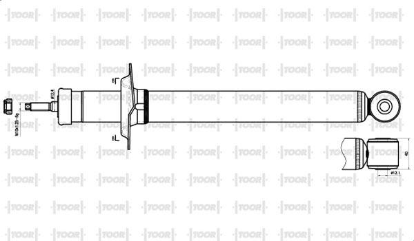 TOOR SG53920 - Ammortizzatore autozon.pro