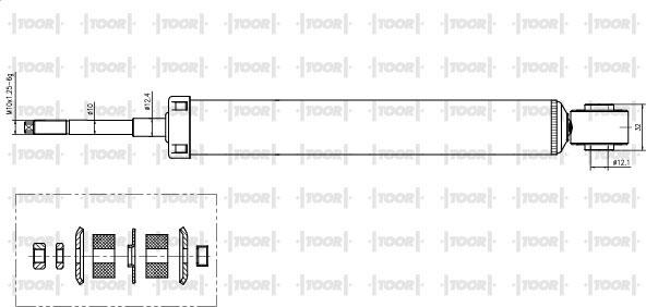 TOOR SG53580 - Ammortizzatore autozon.pro